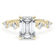 Emerald Solitaire Engagement Ring