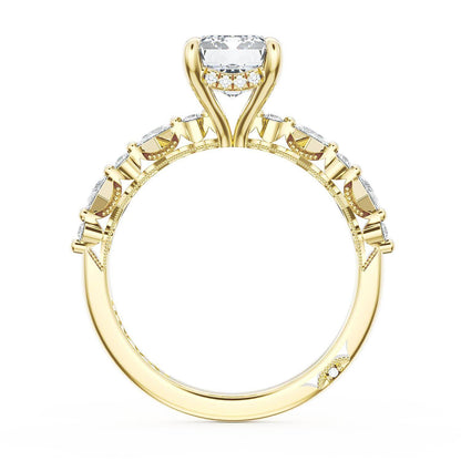 Emerald Solitaire Engagement Ring