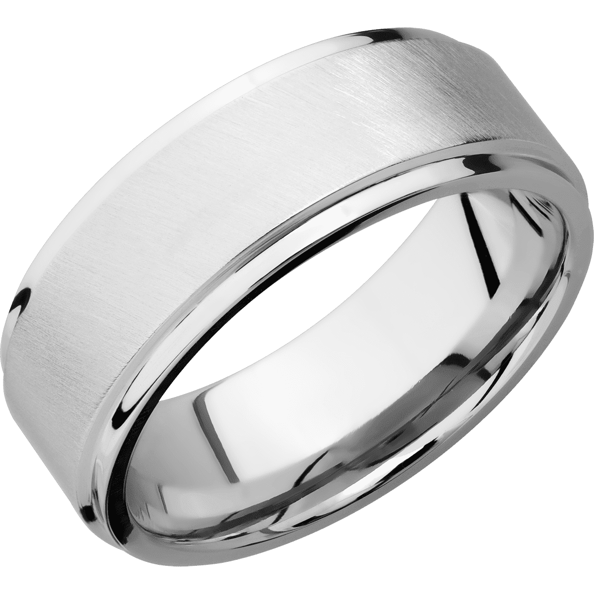 14K White Gold with Anglesatin , Polish Finish