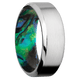 Cobalt Chrome with Satin , Polish Finish and Abalone