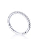 French Pavé Diamond Wedding Band - 2mm
