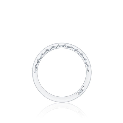 Tacori 18k White Gold Starlit  Wedding Band (0.01 CTW)