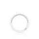 Tacori 18k White Gold Starlit  Wedding Band (0.01 CTW)