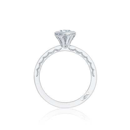 Tacori 18k White Gold Starlit Pear Diamond Engagement Ring Setting (0.01 CTW)