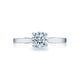 Tacori 18k White Gold Simply Tacori Round Diamond Engagement Ring Setting (0.09 CTW)