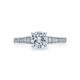 Tacori 18k White Gold Simply Tacori Round Diamond Engagement Ring Setting (0.36 CTW)