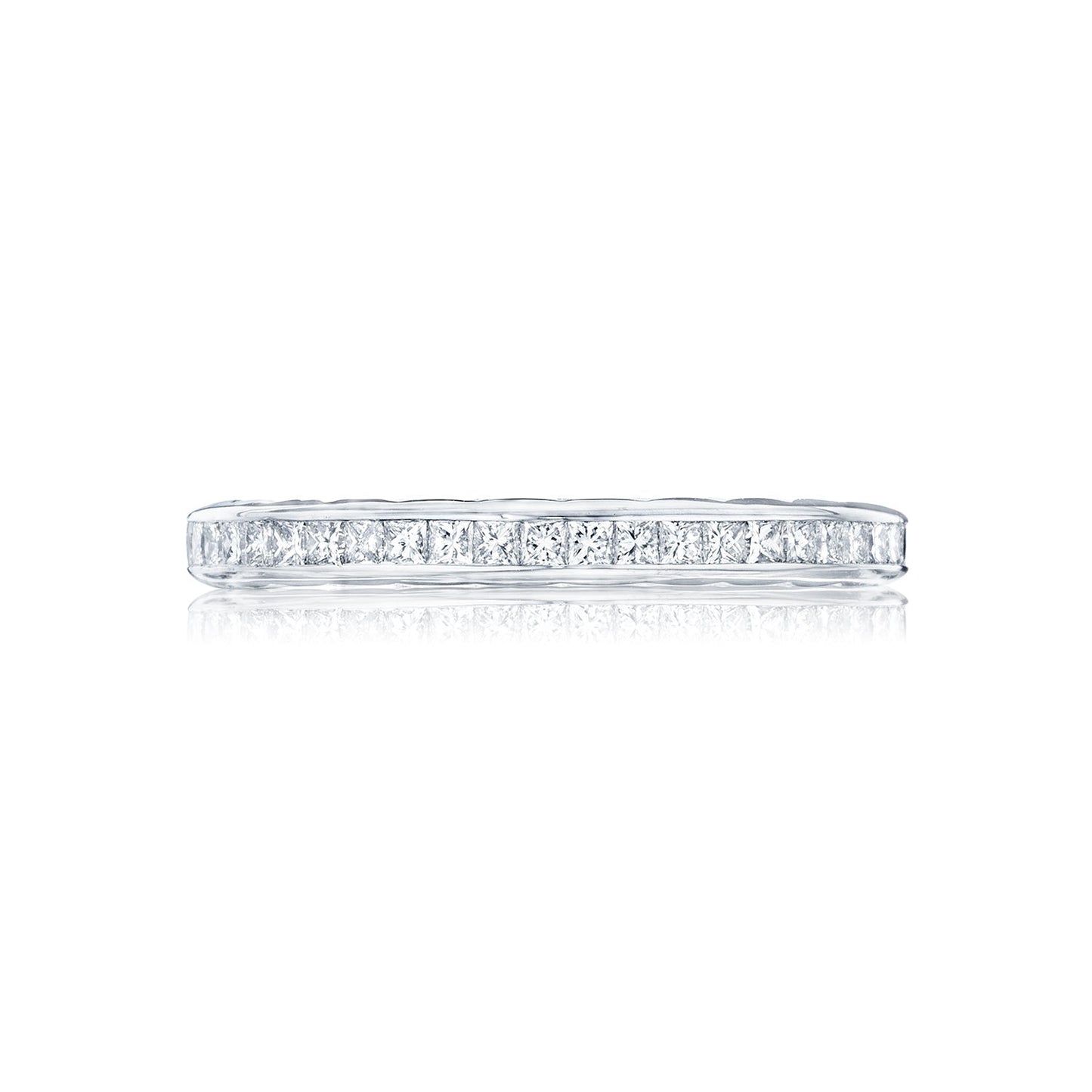 Tacori 18k White Gold Starlit Diamond Wedding Band (0.8 CTW)