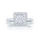 Tacori 18k White Gold Starlit Princess Diamond Engagement Ring Setting (0.29 CTW)
