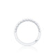 Tacori 18k White Gold Starlit Diamond Wedding Band (0.15 CTW)