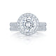 Tacori 18k White Gold Starlit Round Diamond Engagement Ring Setting (0.44 CTW)