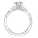 Goldman 14k White Gold 0.31ct Diamond Semi Mount Engagement Ring