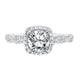 Goldman 14k White Gold 0.34ct Diamond Semi Mount Engagement Ring