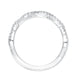Goldman 14k White Gold 0.25ct Diamond Wedding Band
