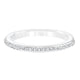 Goldman 14k White Gold 0.19ct Diamond Wedding Band