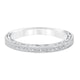 Goldman 14k White Gold 0.15ct Diamond Wedding Band