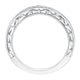 Goldman 14k White Gold 0.15ct Diamond Wedding Band
