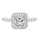 Goldman 14k White Gold 0.53ct Diamond Semi Mount Engagement Ring