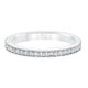 Goldman 14k White Gold 0.20ct Diamond Wedding Band