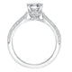 Goldman 14k White Gold 0.36ct Diamond Semi Mount Engagement Ring