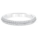 Goldman 14k White Gold 0.27ct Diamond Wedding Band