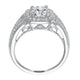 Goldman 14k White Gold 0.37ct Diamond Semi-Mount Engagement Ring