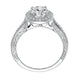 Goldman 14k White Gold 0.23ct Diamond Semi-Mount Engagement Ring