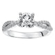 Goldman 14k White Gold 0.27ct Diamond Semi-Mount Engagement Ring