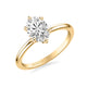 Floral Engagement Ring