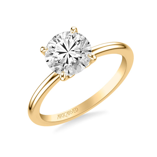Floral Engagement Ring