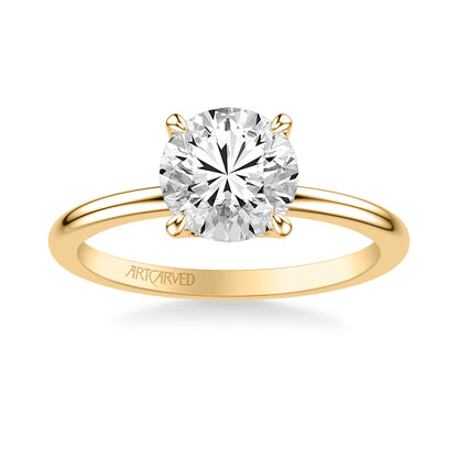 Floral Engagement Ring
