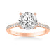 Floral Engagement Ring