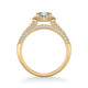 Reese Classic Round Halo Diamond Engagement Ring