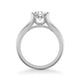 April Contemporary Solitaire Bezel Diamond Engagement Ring