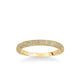 Gretchen Vintage Diamond and Milgrain Engraved Wedding Band