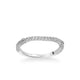 Angelina Vintage Diamond and Milgrain Engraved Wedding Band