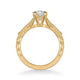 Angelina Vintage Side Stone Diamond Engagement Ring