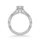 Julie Vintage Side Stone Diamond Engagement Ring
