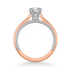 Cameron Contemporary Solitaire Rope Diamond Engagement Ring