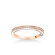 Marlow Contemporary Diamond and Rope Wedding Band