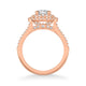 Dorothy Classic Cushion Halo Diamond Engagement Ring