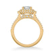 Dorothy Classic Cushion Halo Diamond Engagement Ring