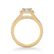 Evangeline Classic Cushion Halo Diamond Engagement Ring
