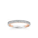 Keira Contemporary Diamond and Rope Wedding Band