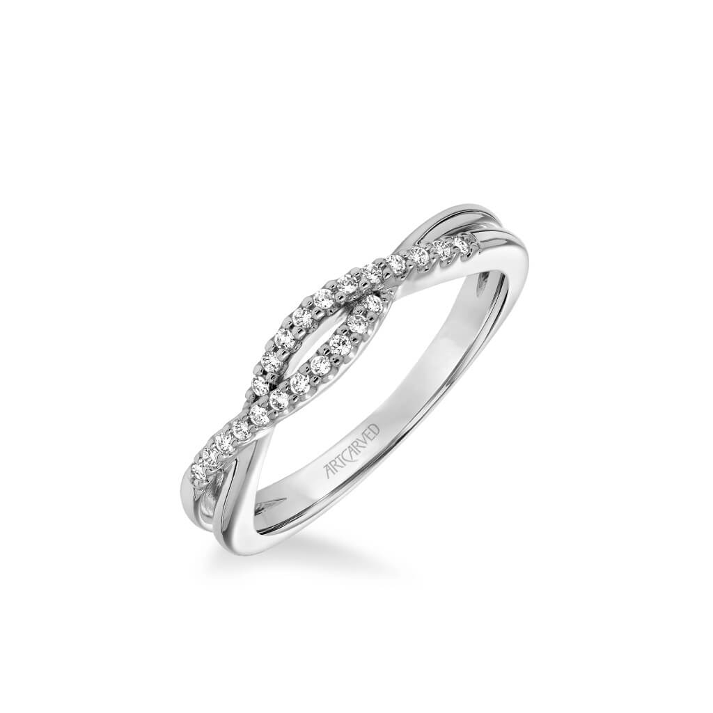 Kennedy Contemporary Diamond Twist Wedding Band