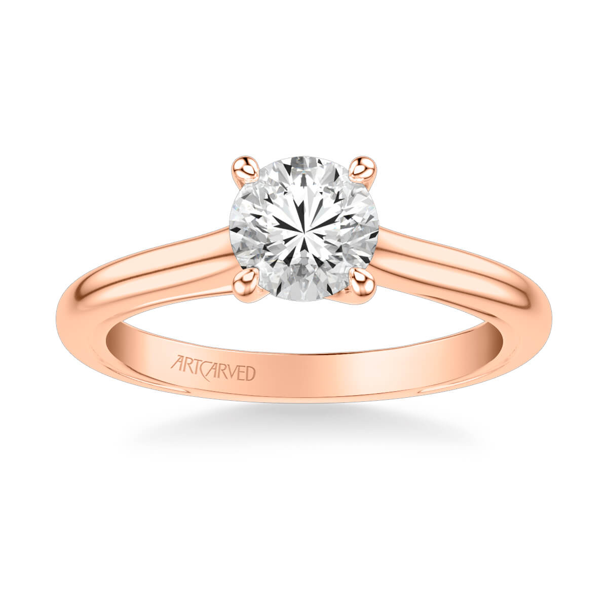 Tayla Contemporary Solitaire Twist Diamond Engagement Ring