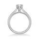 Tayla Contemporary Solitaire Twist Diamond Engagement Ring