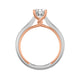 Tayla Contemporary Solitaire Twist Diamond Engagement Ring