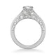 Blanche Vintage Side Stone Heritage Collection Diamond Engagement Ring