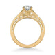 Blanche Vintage Side Stone Heritage Collection Diamond Engagement Ring