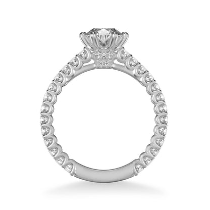 Arabelle Classic Side Stone Diamond Engagement Ring